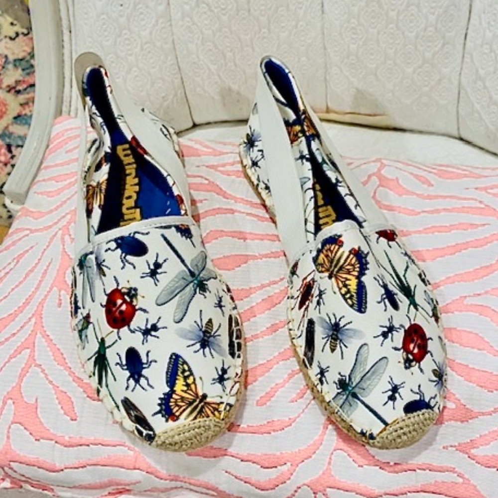 O3-NEW Loudmouth Lucky Big Bugs Espadrilles